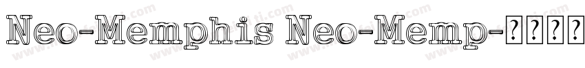 Neo-Memphis Neo-Memp字体转换